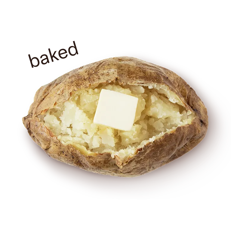 Baked Potato Top View