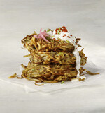 Idaho® Potato Larder Latkes & Koji Cultured Cream