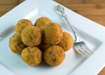 Potato Croquettes with Chorizo, Manchego and Pine Nuts