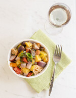 Rainbow Panzanella Salad with Idaho® Potatoes