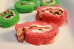 Red or Green Idaho® Potato Bread Pinwheels