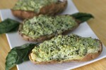 Pesto Double-Stuffed Potatoes