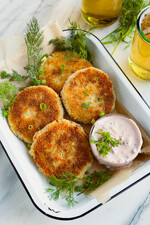 Crispy Cheesy Potato Cakes