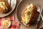 Chicken Pot Pie Baked Potato