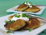 Mini Idaho® Potato & Salmon Pancakes