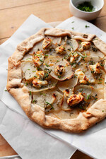 Potato Goat Cheese Thyme Galette