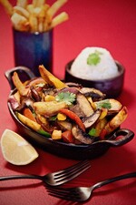 Idaho® Potato and Mushroom Saltado