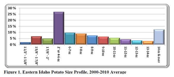 Potato Size Chart