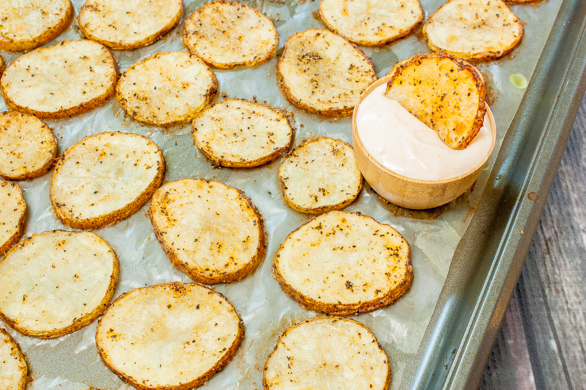 Healthy Chipotle Cumin Baked Idaho Potato Chips Idaho Potato Commission