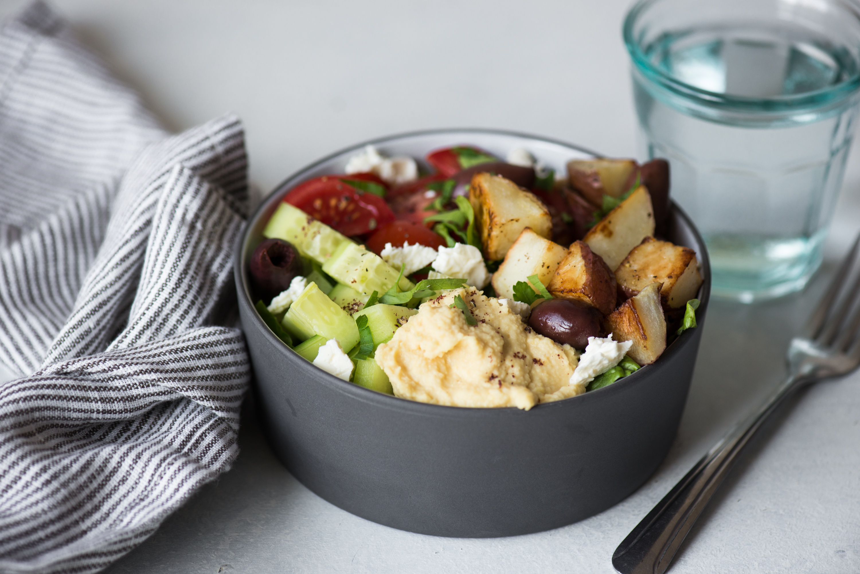 roasted potato bowl