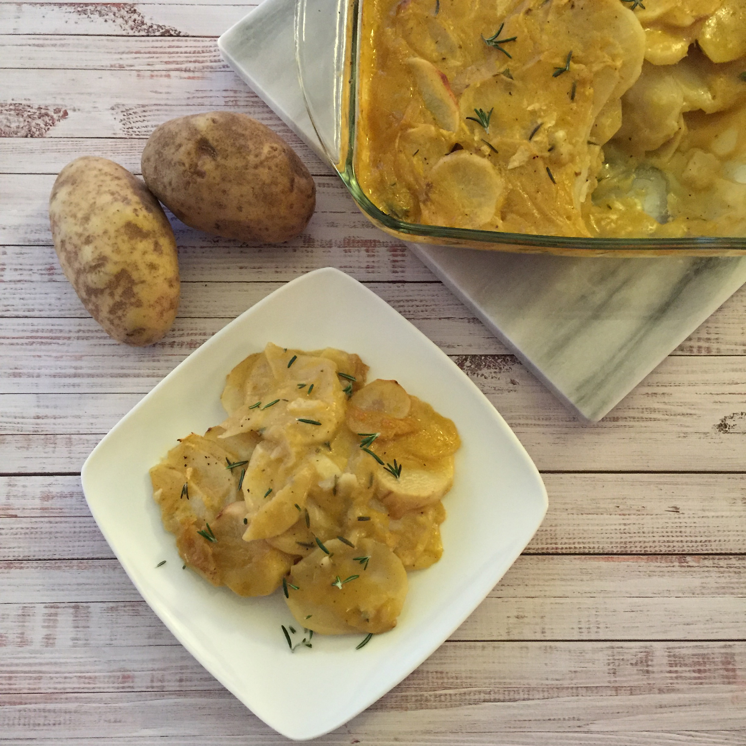 Garlic Rosemary Smashed Purple Potatoes – Wee Little Vegans