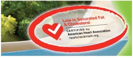 The American Heart Association's heart-check mark certifies that Idaho® potatoes are low in saturated fat and cholesterol.