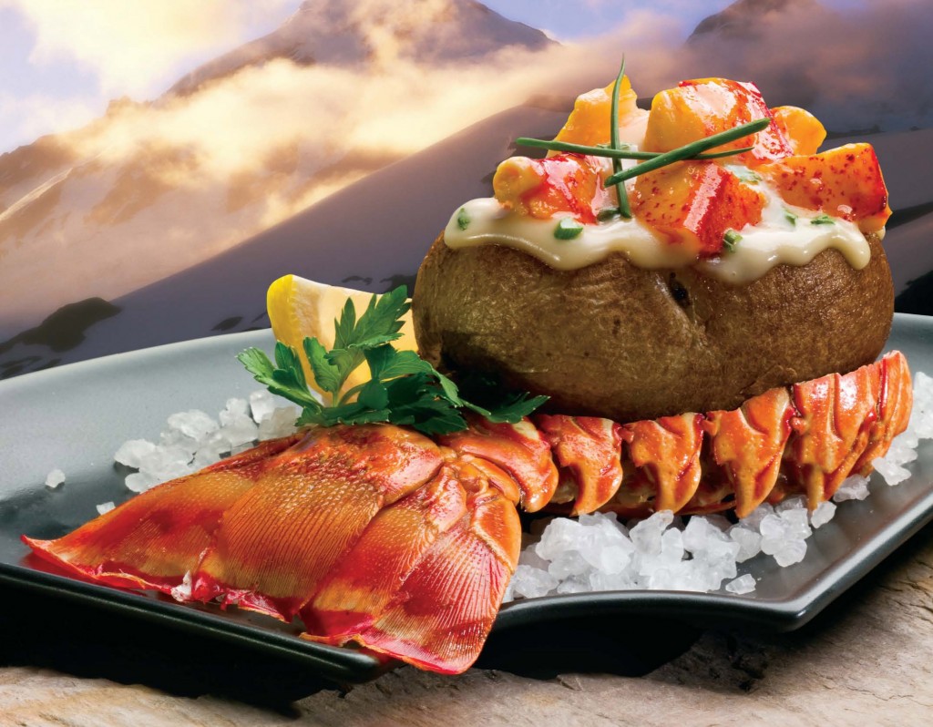 Lobster Stuffed Potato